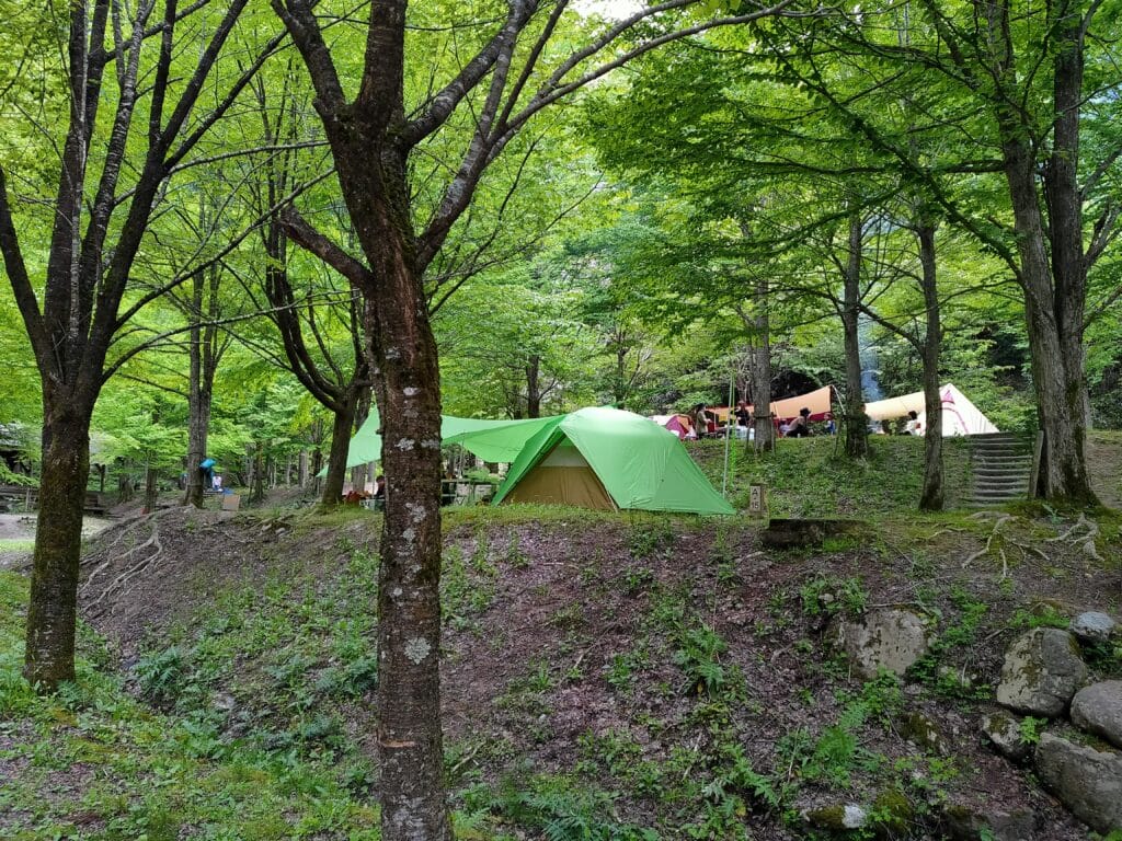 山王谷キャンプ場(たんぽり荘)