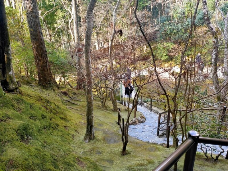 銀閣寺-裏山への登り路