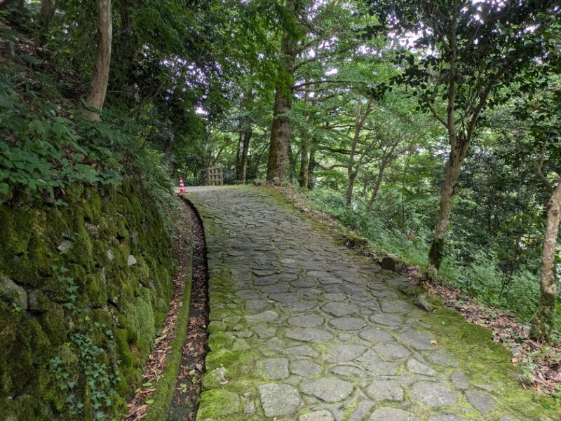 玄武洞公園の道の状態