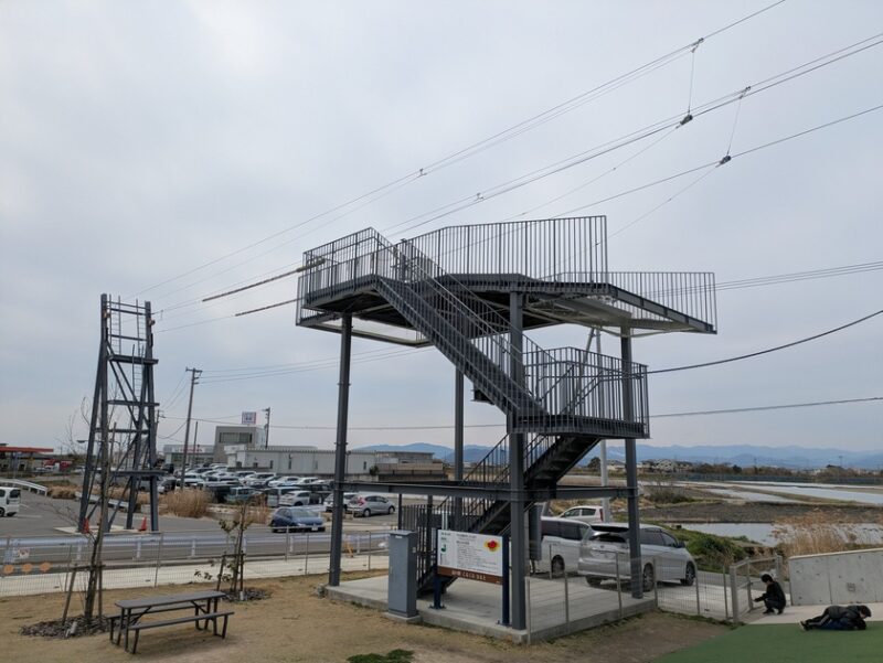 「道の駅 くるくるなると」のジップライン